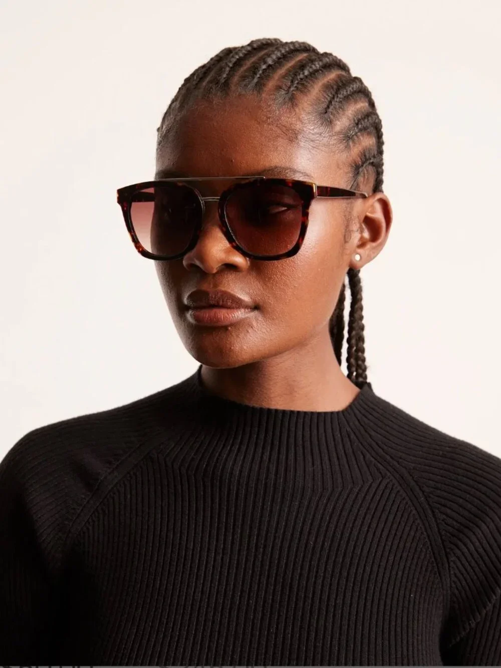 New Quince Black Remi Polarized Acetate Sunglasses